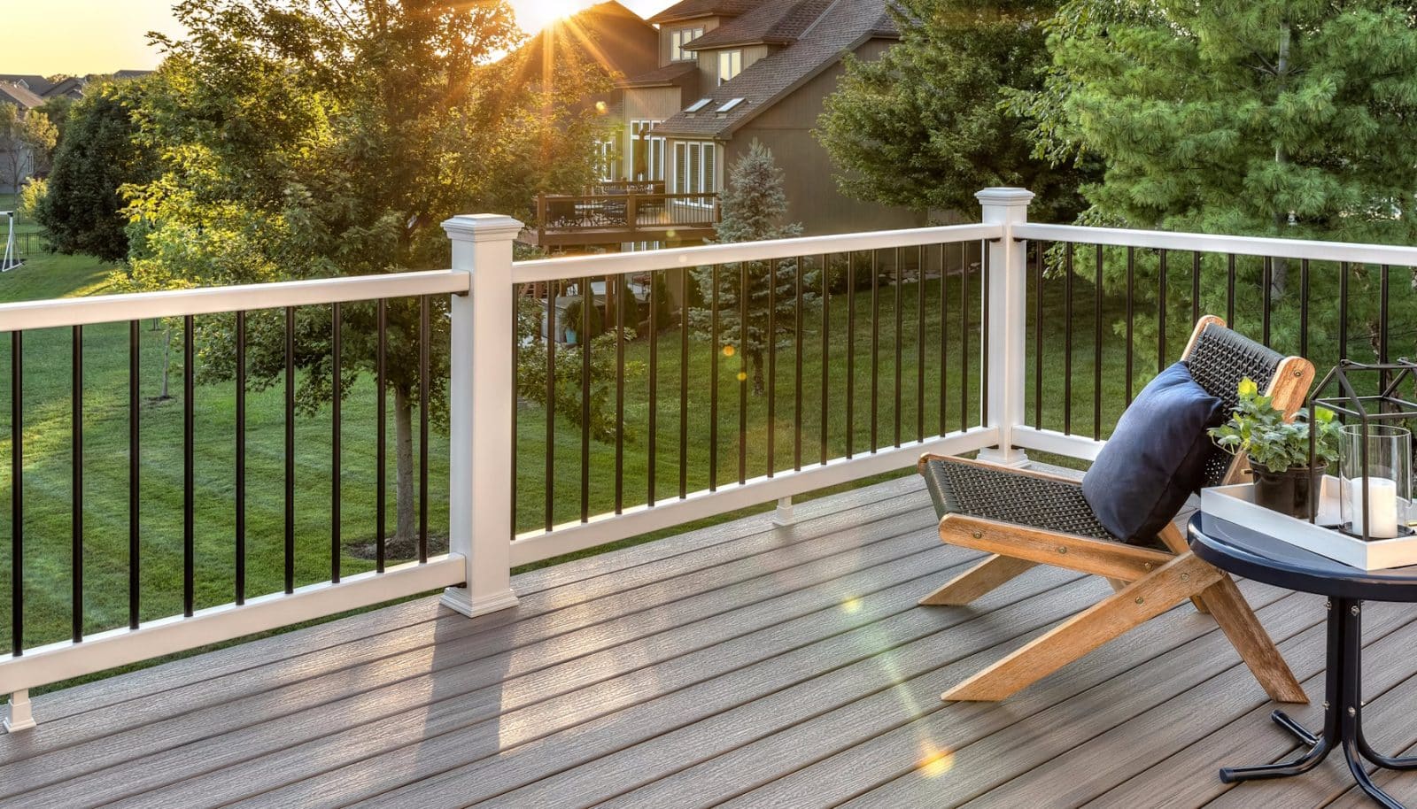 Deck Railing deck material option