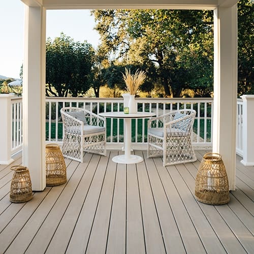 French White Oak installed example
