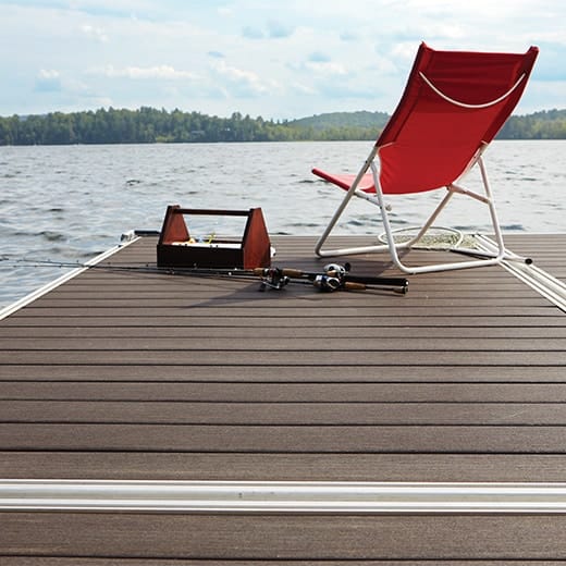 Dark Hickory installed example