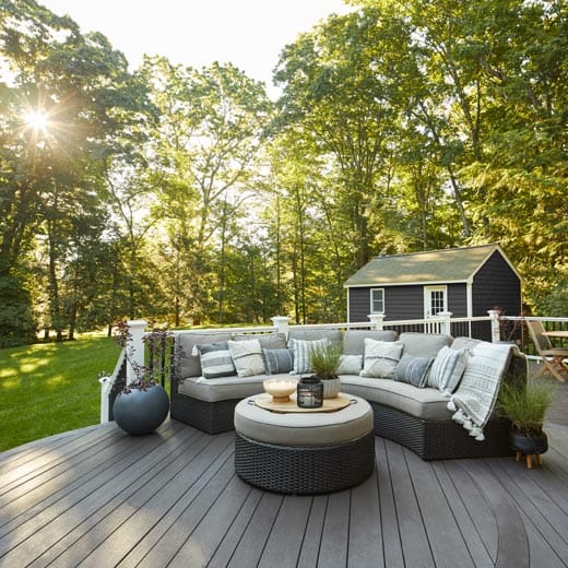 Dark Hickory installed example
