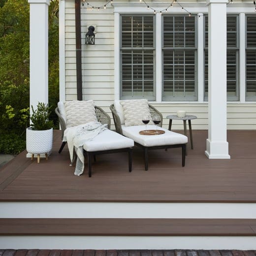 Mahogany installed example