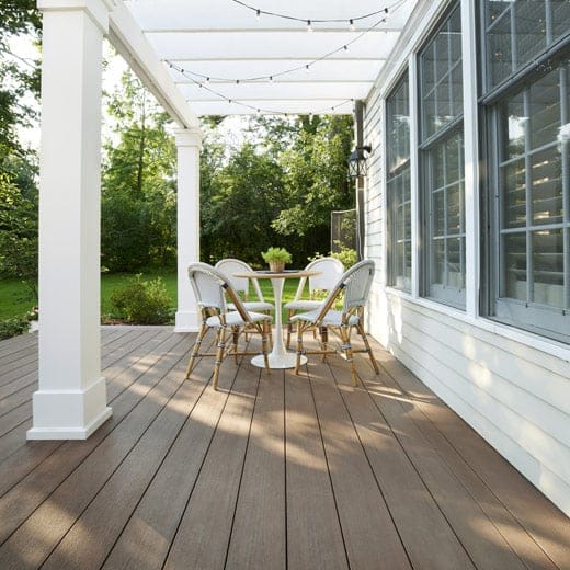 Mahogany installed example