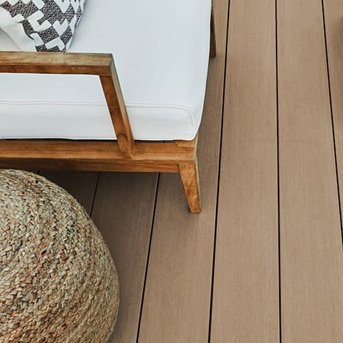 Weathered Teak installed example