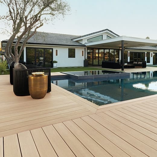 Weathered Teak installed example
