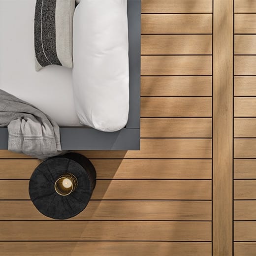 Weathered Teak installed example
