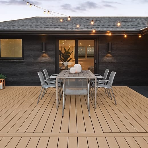 Weathered Teak installed example