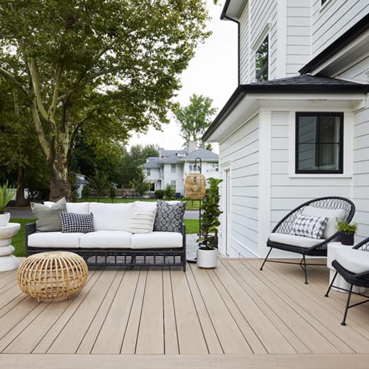 Weathered Teak installed example