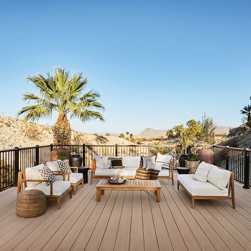 Weathered Teak installed example