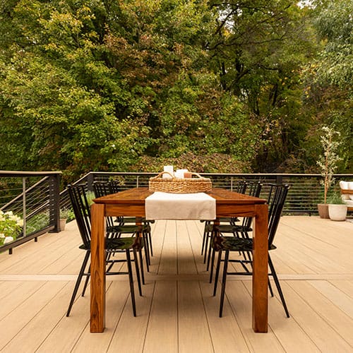 Weathered Teak installed example